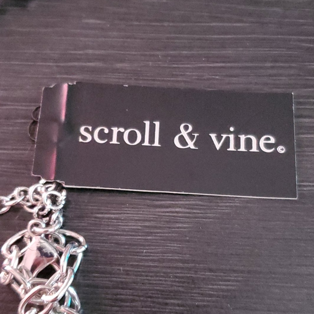 Scroll and vine two way chocker necklace  boxed - Picture 5 of 7